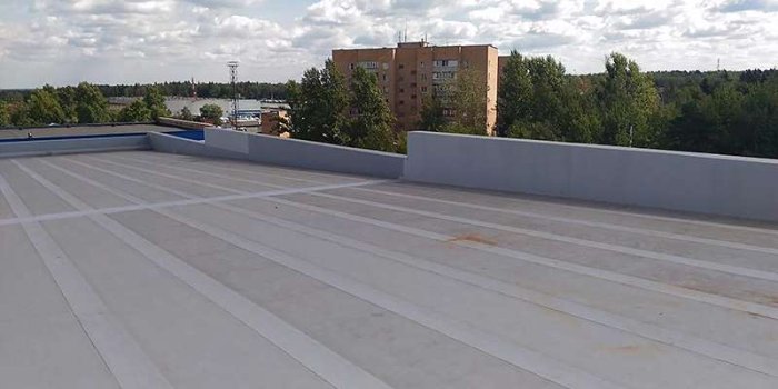 Просушка минеральной ваты в плоской кровле